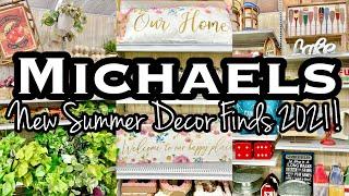 MICHAELS NEW SUMMER DECOR 2021 • SHOP WITH ME • Lake Collection