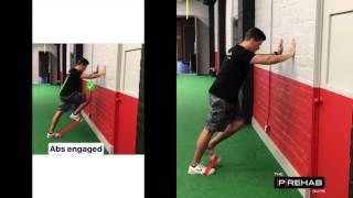 Strengthen The Hip Flexors For Power And Speed - Standing Wall Psoas March
