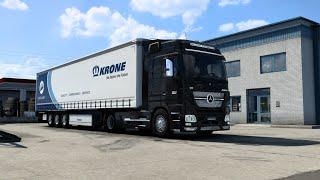 Euro Truck Simulator 2 Actros Black Edition V8 Bi Turbo engine sound