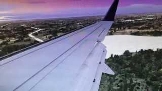 Microsoft Flight Simulator FSX 737 landing at Schipol Airport