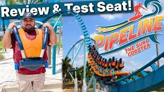 Pipeline Surf Coaster Media Preview Pipeline Roller Coaster Review Pipeline Coaster Test Seat 2023