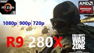 Call of Duty Warzone R9 280X 1080p 900p 720p