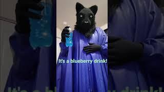 Blueberry Drink Fursuit Inflation