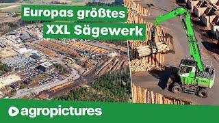 Größtes Sägewerk Europas – Ziegler Group  SENNEBOGEN 735E Pick & Carry Umschlagbagger  Holz Doku