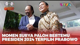 Pertemuan Prabowo dan Surya Paloh di Kediaman Kertanegara