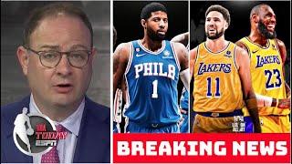 FULL NBA TODAY  Woj BREAKING Klay Thompson joins LeBron Lakers - Paul George to 76ers - Harden?