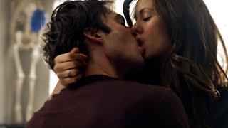 TVD 5x17 - Elena dreams of a hot make out session with Damon  Delena Scenes HD