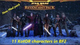 New outstanding Knights of the Old Republic mod pack 11 heroes for Star Wars Battlefront II.