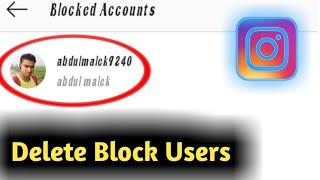 How to Delete Instagram Blocked Users