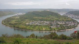  BOPPARD с высоты птичьего полёта  SESSELBAHN над излучиной Рейна OKTOBERFEST  #boppard #germany