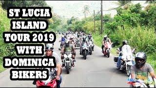 ST LUCIA INDEPENDENCE 2019 CARIBBEAN BIKE LIFE ISLAND TOUR  - BRBPTV