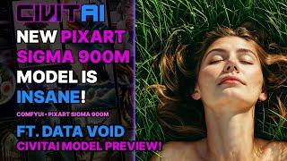 NEW PIXART SIGMA 900M AI MODEL IS INSANE  Civitai Model Preview ft. DataVoid