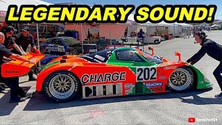 PURE SOUND Mazda 767B787 Rev Battle Track Flybys Downshift Sound 4 Rotor 9000RPM Madness