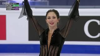 Elizaveta Tuktamysheva  Free Skate  Figure Skating World Championships 2021  BBC English