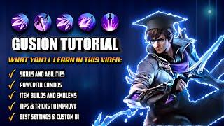 BEST GUSION TUTORIAL & GUIDE 2024  COMBOS SKILLS TIPS AND TRICKS  Mobile Legends  MLBB