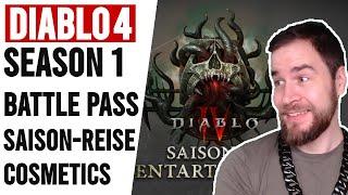 DIABLO 4 - Season 1 Reise und Battlepass ZUSAMMENFASSUNG der INFOS