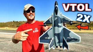 Coolest VTOL You Didnt Know EXISTED - J-20 FIGHTER JET with BRUSHLESS TWIN MOTORS