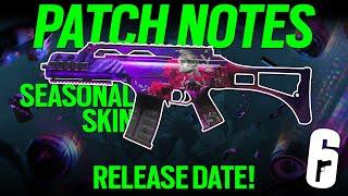 Patch Notes & Seasonal Skin - Operation Twin Shells - 6News - Rainbow Six Siege