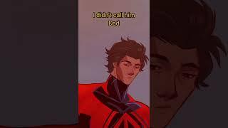 Ben Reilly calls Miguel dad  #spiderverse #spidermanacrossthespiderverse2023 #miguelohara 