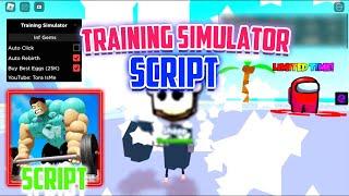 Training Simulator Script Hack GUI  Infinite Gems Auto Click Auto Rebirth *2024*