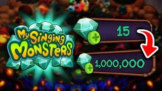 My Singing Monsters  How To Get 1000000 DIAMONDS  GEMS  Easter Egg