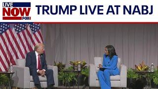 WATCH FULL Former President Trump fiery discussion at NABJ Forum in Chicago  LiveNOW FOX