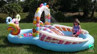 Intex Candy Zone Pool Review Water Fun Pool For Toddlers and Kids