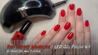 At-Home Gel Nails  Red Carpet Manicure  Gel Polish Pro Kit tutorial