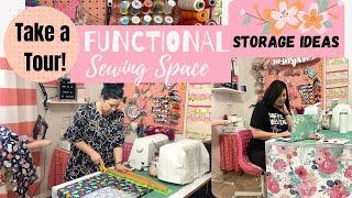 SEWING ROOM STORAGE IDEAS & HOW TO HAVE A FUNCTIONAL SEWING ROOM ORGANIZE YOUR SEWING ROOM DETAILS