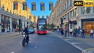 A splendid London Summer Walk I Best London walking tour 4K HDR