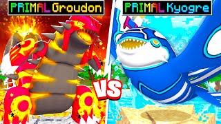 PRIMAL GROUDON Vs PRIMAL KYOGRE in Minecraft PIXELMON