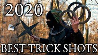 The BEST of ChakramShurikenAxeKnife Throwing Trick Shots Compilation 2020