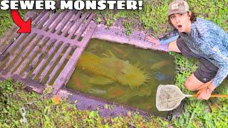I Found a Sewer INFESTED with MONSTER AQUARIUM FISH