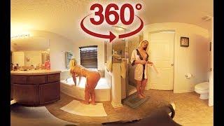 360 video VR Girl - Natasha Bath Part 1 Oculus Go