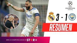¡ÉPICA REMONTADA E HISTÓRICA CLASIFICACIÓN DEL MERENGUE  Real Madrid 3-1 Man. City  RESUMEN