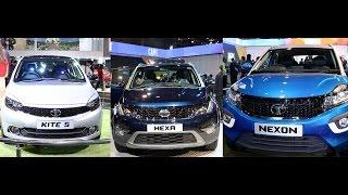 Tata Hexa Nexon & Kite 5 At Auto Expo 2016 First Look Video