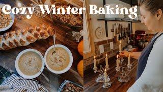 Cozy Winter Baking  Slow Living Day at the Cottage