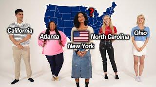 Can American Guess The Accents in American New York Atlanta California North Carolina Ohio