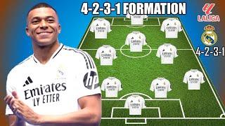 REAL MADRID POTENTIAL LINEUP 4-2-3-1 FORMATION FOR 202425 SEASON FT. MBAPPE