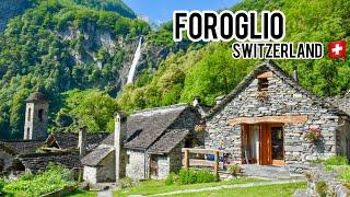 FOROGLIO SWITZERLAND  A breathtaking Ancient Village of Swiss  4K