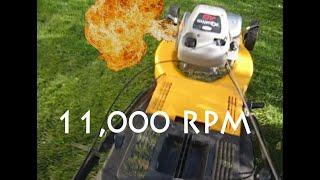 Supercharged lawn mower 11000rpm