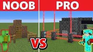 Minecraft NOOB vs PRO SECURITY HOUSE BUILD CHALLENGE