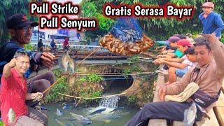 MANCING DI KALI GROGOL IKANYA MELIMPAH