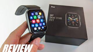 REVIEW YHE BP Doctor Fit - Blood Pressure Monitor Smartwatch - New Features Explored Gen 3