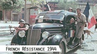 French Résistance in 1944 in color and HD