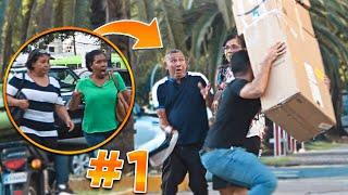 BROMA DE LA CAJA CAYENDO #1  Gravity Box Prank