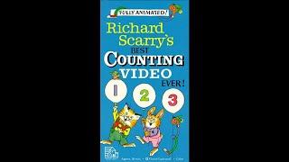 Richard Scarrys Best Counting Video Ever 1989 VHS