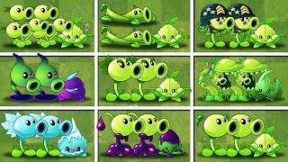 All Peas 16 Team & Mint - Which Team Plant Will Win? - PVZ 2 Team Plants