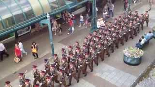 The Royal Anglian Regiment parade through Stevenage Town Centre 20140724