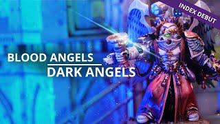 Blood Angels vs Dark Angels - NEW INDEX - A 10th Edition Warhammer 40k Battle Report